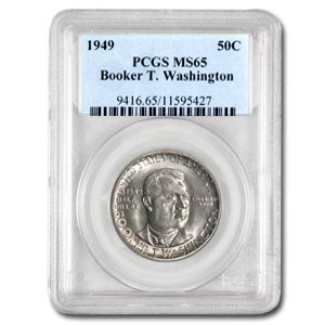 1949 Booker T. Washington Half Comm MS-65 PCGS 1949 Booker T. Washington Half Comm MS-65 PCGS