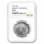 1949 Booker T. Washington Half Dollar MS-67 NGC