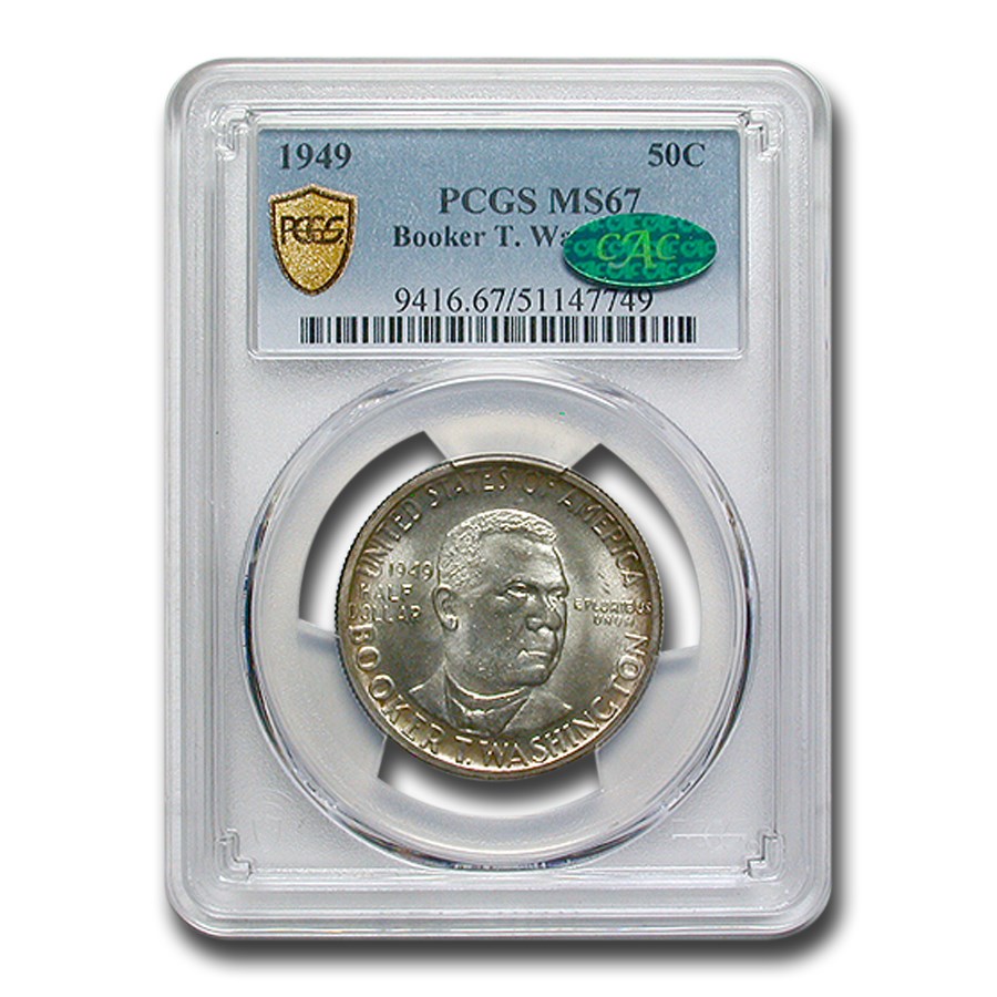 1949 Booker T. Washington Half Dollar MS-67 PCGS CAC