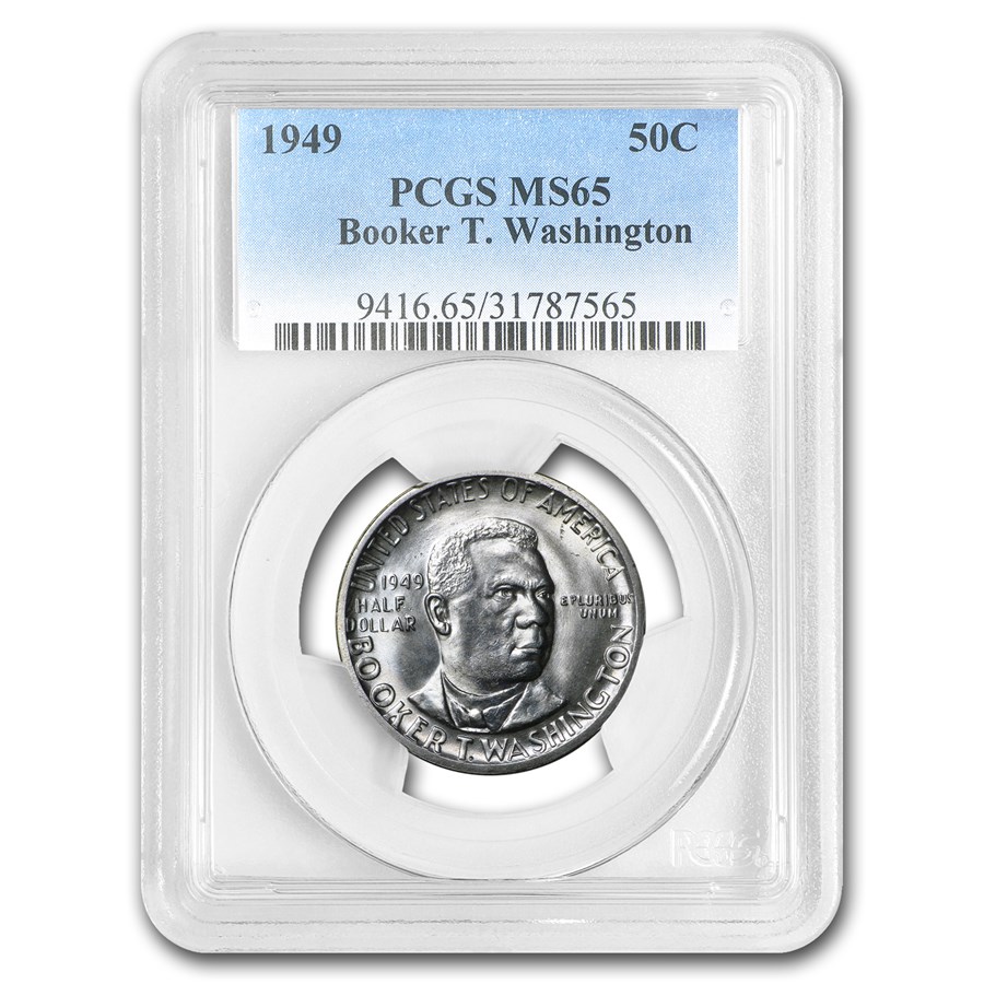 1949 Booker T. Washington Half MS-65 PCGS