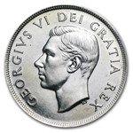 1949 Canada Silver Dollar George VI AU