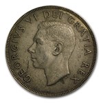 1949 Canada Silver Dollar George VI XF