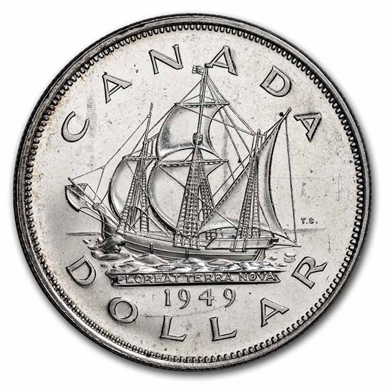 1949 Canada Silver Dollar Newfoundland BU 1949 Canada Silver Dollar Newfoundland BU