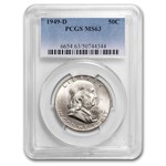 1949-D Franklin Half Dollar MS-63 PCGS