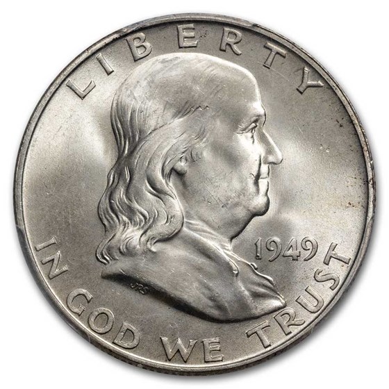 1949-D Franklin Half Dollar MS-65 PCGS (FBL) 1949-D Franklin Half Dollar MS-65 PCGS (FBL)