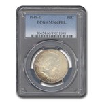 1949-D Franklin Half Dollar MS-66 PCGS (FBL)