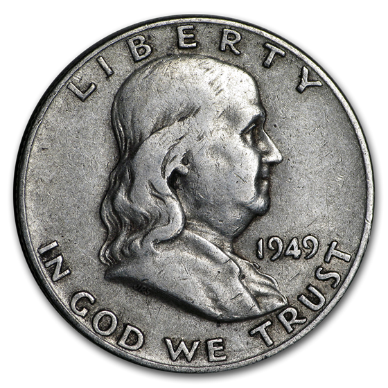 1949-D Franklin Half Dollar XF 1949-D Franklin Half Dollar XF