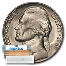 1949-D Jefferson Nickel 40-Coin Roll BU