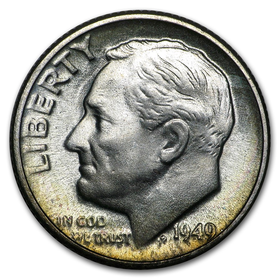 1949-D Roosevelt Dime BU