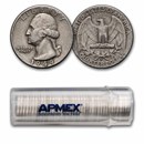 1949-D Washington Quarter 40-Coin Roll Avg Circ