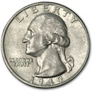 1949-D Washington Quarter AU