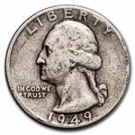 1949-D Washington Quarter Good/VF