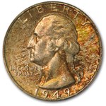 1949-D Washington Quarter MS-66 NGC