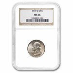 1949-D Washington Quarter MS-66 NGC