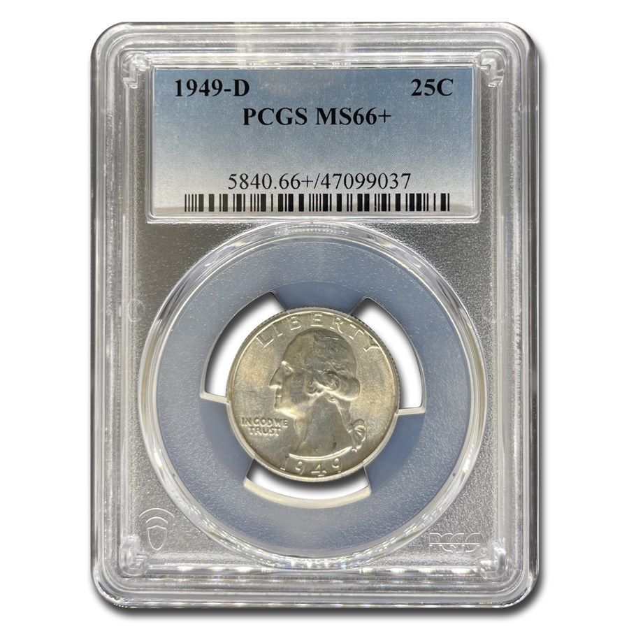 1949-D Washington Quarter MS-66+ PCGS