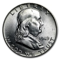1949 Franklin Half Dollar BU