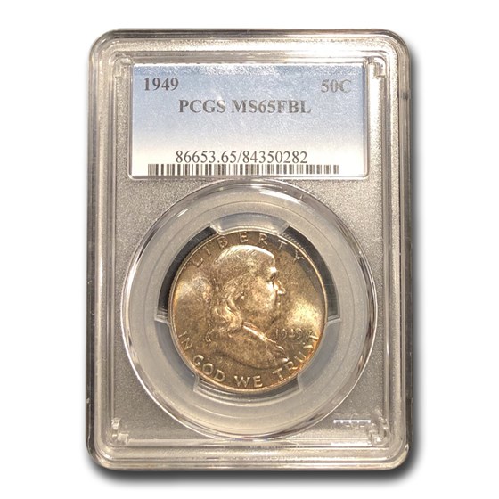 1949 Franklin Half Dollar MS-65 PCGS (FBL) 1949 Franklin Half Dollar MS-65 PCGS (FBL)