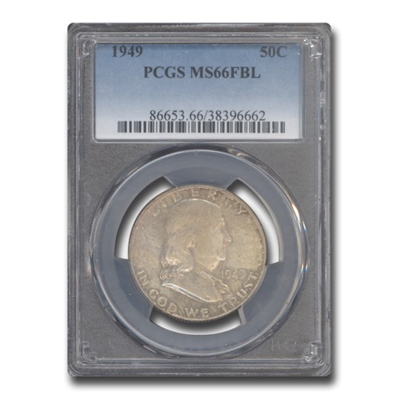 1949 Franklin Half Dollar MS-66 PCGS (FBL) 1949 Franklin Half Dollar MS-66 PCGS (FBL)