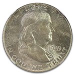 1949 Franklin Half Dollar MS-67 NGC (FBL)