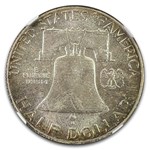 1949 Franklin Half Dollar MS-67 NGC (FBL)
