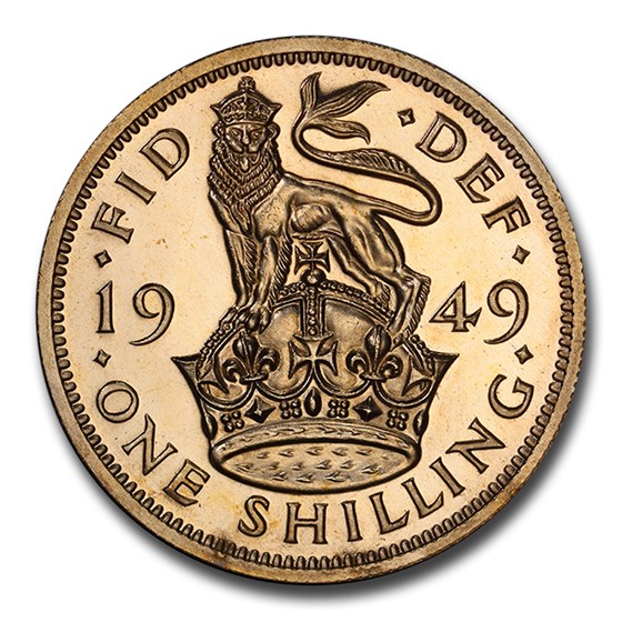 1949 Great Britain Shilling George VI PR-65 Cameo PCGS 1949 Great Britain Shilling George VI PR-65 Cameo PCGS