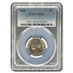 1949 Jefferson Nickel MS-65 PCGS