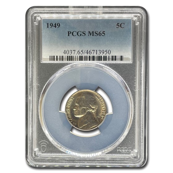 1949 Jefferson Nickel MS-65 PCGS 1949 Jefferson Nickel MS-65 PCGS
