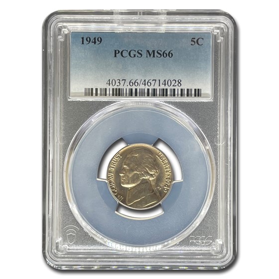 1949 Jefferson Nickel MS-66 PCGS 1949 Jefferson Nickel MS-66 PCGS