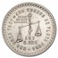 1949 Mexico 1 oz Silver Onza Balance Scale AU