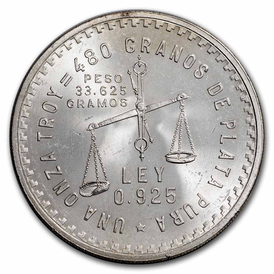 1949年 メキシコ 1 Onza Scales 大型銀貨 Buy 1949 Mexico 1 oz Silver Onza Balance Scale BU | APMEX