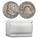 1949-S Franklin Half Dollar 20-Coin Roll Avg Circ