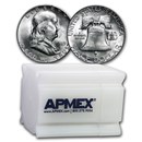 1949-S Franklin Half Dollar 20-Coin Roll BU