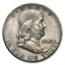 1949-S Franklin Half Dollar Fine/XF