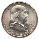 1949-S Franklin Half Dollar MS-64 PCGS