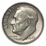 1949-S Roosevelt Dime AU