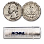 1949 Washington Quarter 40-Coin Roll Avg Circ