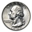 1949 Washington Quarter BU