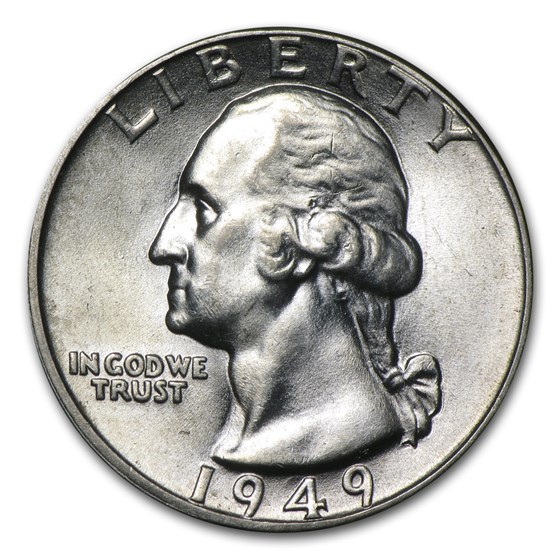1949 Washington Quarter BU 1949 Washington Quarter BU