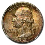 1949 Washington Quarter MS-66 NGC CAC (Toned)