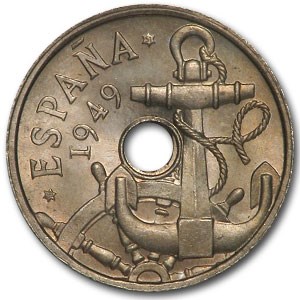 1949(51) Spain 50 Centimos BU 1949(51) Spain 50 Centimos BU