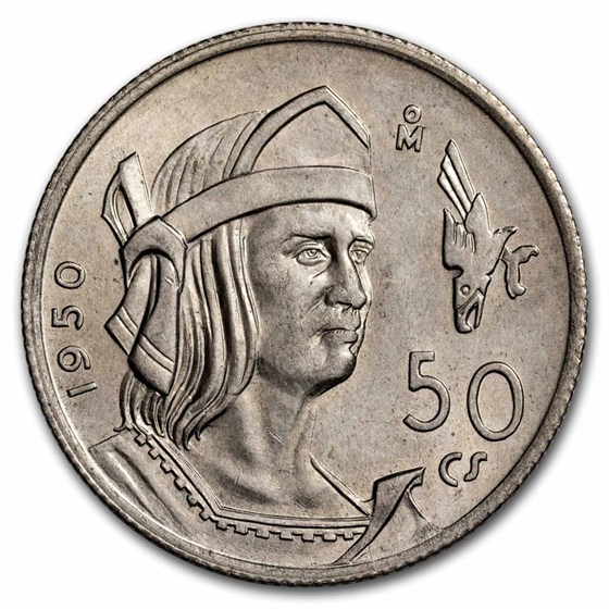 1950-1951 Mexico Silver 50 Centavos BU (ASW. 0642 oz) 1950-1951 Mexico Silver 50 Centavos BU (ASW. 0642 oz)