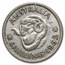 1950-1952 Australia Silver Shilling George VI Avg Circ
