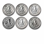 1950-1964 Washington Quarter Proof Set (Capital Plastic)