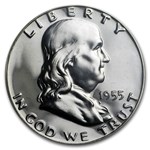 1950-63 Franklin Half Dollar Short Set Proof (Capital Plastic)