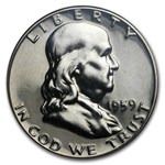 1950-63 Franklin Half Dollar Short Set Proof (Capital Plastic)