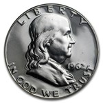 1950-63 Franklin Half Dollar Short Set Proof (Capital Plastic)