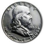 1950-63 Franklin Half Dollar Short Set Proof (Capital Plastic)