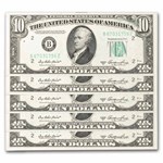 1950-A (B-New York) $10 FRN CU (Fr#2011-B) 23 consecutive