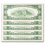 1950-A (B-New York) $10 FRN CU (Fr#2011-B) 23 consecutive