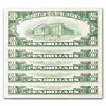 1950-A (B-New York) $10 FRN CU (Fr#2011-B) 23 consecutive